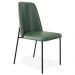 Kit 04 Cadeiras Decorativa Estofada Para Sala De Jantar Bella L02 Couríssimo Verde - Lyam Decor