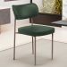 Kit 04 Cadeiras Decorativa Estofada Para Sala de Jantar Melina Base Arena L02 Couríssimo Verde Musgo - Lyam Decor
