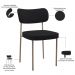 Kit 04 Cadeiras Decorativa Estofada Para Sala de Jantar Melina Base Arena L02 Suede Rosê - Lyam Decor