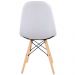 Kit 04 Cadeiras Decorativas Eiffel Charles Eames DSW Botonê E01 Branco - Lyam Decor