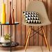 Kit 04 Cadeiras Decorativas Eiffel Charles Eames F03 Nude com Pés de Madeira - Lyam Decor