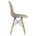 Kit 04 Cadeiras Decorativas Eiffel Charles Eames F03 Nude com Pés de Madeira - Lyam Decor