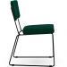 Kit 04 Cadeiras Decorativas Estofada Base De Aço Allana L02 Bouclê Verde - Lyam Decor