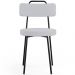 Kit 04 Cadeiras Decorativas Estofada Para Sala De Jantar Barcelona L02 Linho Cinza - Lyam Decor