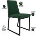 Kit 04 Cadeiras Decorativas Estofada Para Sala de Jantar Dafne L02 Facto Verde Musgo - Lyam Decor