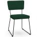 Kit 04 Cadeiras Decorativas Para Sala De Jantar Allana L02 Suede Verde Musgo - Lyam Decor