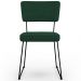 Kit 04 Cadeiras Decorativas Para Sala De Jantar Allana L02 Suede Verde Musgo - Lyam Decor