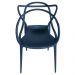Kit 04 Cadeiras Decorativas Para Sala de Jantar Amsterdam F03 Preto - Lyam Decor