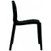 Kit 04 Cadeiras Decorativas Sala de Jantar Gruvyer F03 Preto - Lyam Decor