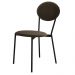 Kit 04 Cadeiras Estofada Para Sala de Jantar Azuri Preto C01 Veludo Marrom Sand - Lyam Decor