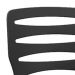 Kit 04 Cadeiras Para Cozinha Área Gourmet Jardim Empilhável Larsen P03 Preto - Lyam Decor