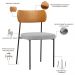 Kit 04 Cadeiras Para Sala De Jantar Melina L02 Couríssimo Whisky Linho Cinza - Lyam Decor