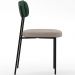 Kit 04 Cadeiras Para Sala De Jantar Melina L02 Facto Verde Musgo Linho Bege - Lyam Decor