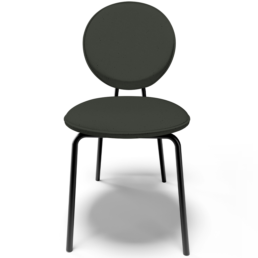 Kit 04 Cadeiras Para Sala de Jantar Cozinha Évora L02 Linho Verde Musgo - Lyam
