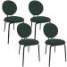 Kit 04 Cadeiras Para Sala de Jantar Cozinha Évora L02 Suede Verde Musgo - Lyam