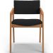 Kit 04 Cadeiras Para Sala de Jantar Estar Living Giorgia L02 Bouclê Preto - Lyam Decor