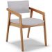 Kit 04 Cadeiras Para Sala de Jantar Estar Living Giorgia L02 Linho Cinza - Lyam Decor