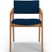 Kit 04 Cadeiras Para Sala de Jantar Estar Living Giorgia L02 Suede Azul Marinho - Lyam Decor