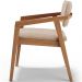 Kit 04 Cadeiras Para Sala de Jantar Estar Living Giorgia L02 Suede Bege - Lyam Decor