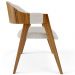 Kit 04 Cadeiras Para Sala de Jantar e Estar Living Estofada Suran L02 Bouclê Cru - Lyam