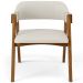Kit 04 Cadeiras Para Sala de Jantar e Estar Living Estofada Suran L02 Linho Champagne - Lyam