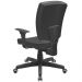 Kit 04 Cadeiras de Escritório Diretor Office Base Giratória Preto Alta Flexi P03 Vinil Preto - Lyam