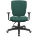 Kit 04 Cadeiras de Escritório Diretor Office Giratória Preto Alta Flexi P03 Poliéster Verde - Lyam