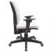 Kit 04 Cadeiras de Escritório Diretor Office Giratória Preto Alta Flexi P03 Vinil Branco - Lyam