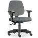 Kit 04 Cadeiras de Escritório Giratória Executiva Ergonômica Job L02 Linho Cinza Escuro - Lyam Decor