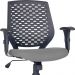 Kit 04 Cadeiras de Escritório Giratória Executiva Ergonômica Tech L02 Corino Cinza - Lyam Decor