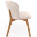 Kit 04 Cadeiras de Jantar e Estar Living Estofada Mia L02 Suede Bege - Lyam Decor