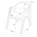 Kit 04 Cadeiras de Jantar e Estar Living Estofada Nadja L02 Suede Bege - Lyam Decor