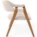 Kit 04 Cadeiras de Jantar e Estar Living Estofada Nadja L02 Suede Bege - Lyam Decor