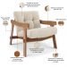 Kit 04 Poltronas Decorativa Fixa Para Sala Living Ikary L02 Canela Linho Palha - Lyam Decor