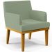 Kit 04 Poltronas Decorativa Para Sala De Estar E Recepção Beatriz W01 Bouclê Oliva - Lyam Decor
