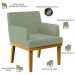 Kit 04 Poltronas Decorativa Para Sala De Estar E Recepção Beatriz W01 Bouclê Oliva - Lyam Decor