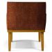 Kit 04 Poltronas Decorativas Para Sala Estar Beatriz W01 Linho Cinza Couríssimo Camel - Lyam Decor