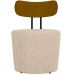 Kit 04 Poltronas Para Sala De Estar Decorativa Base Fixa Luara M03 Linho Cru - Lyam Decor