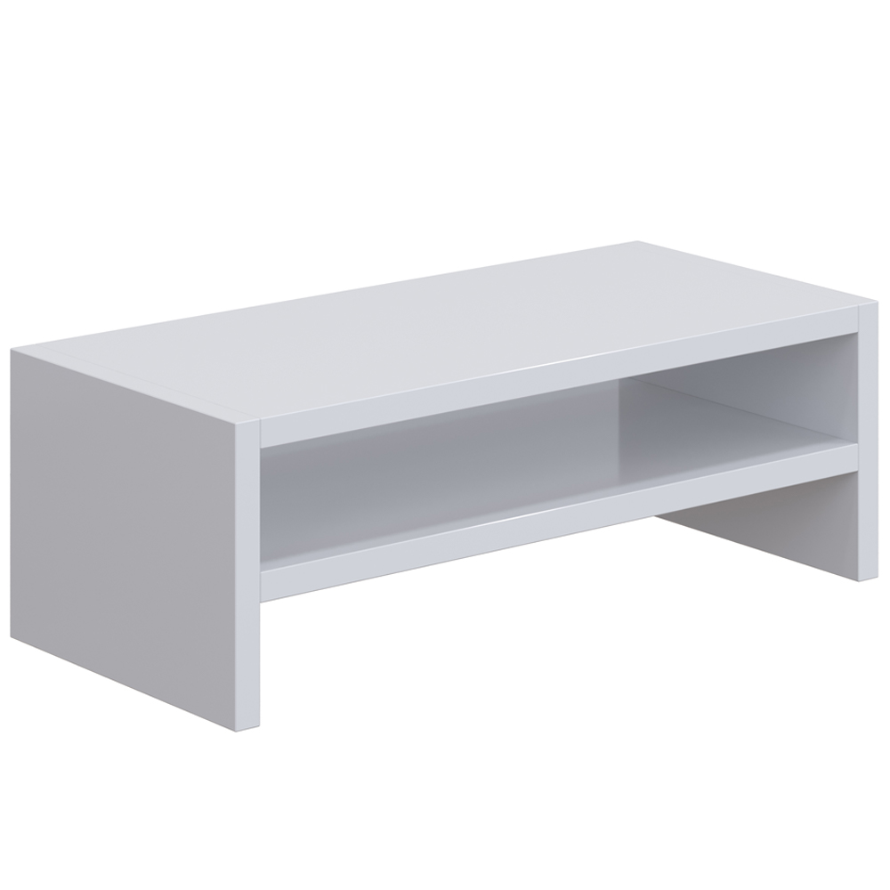 Kit 04 Suportes Para Monitor Stand Home Office Lap 63 cm L03 Branco - Lyam