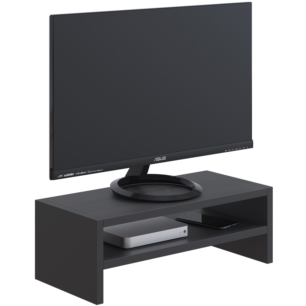 Kit 04 Suportes Para Monitor Stand Home Office Lap 63 cm L03 Preto - Lyam
