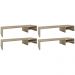 Kit 04 Suportes Para Monitor Stand Home Office Lap 90 cm L03 Amadeirado - Lyam
