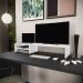 Kit 04 Suportes Para Monitor Stand Home Office Lap 90 cm L03 Branco - Lyam