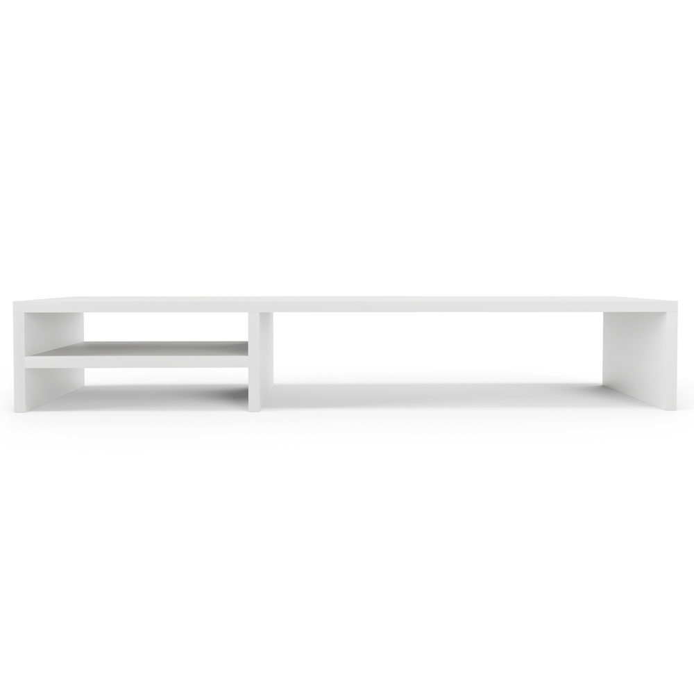 Kit 04 Suportes Para Monitor Stand Home Office Lap 90 cm L03 Branco - Lyam