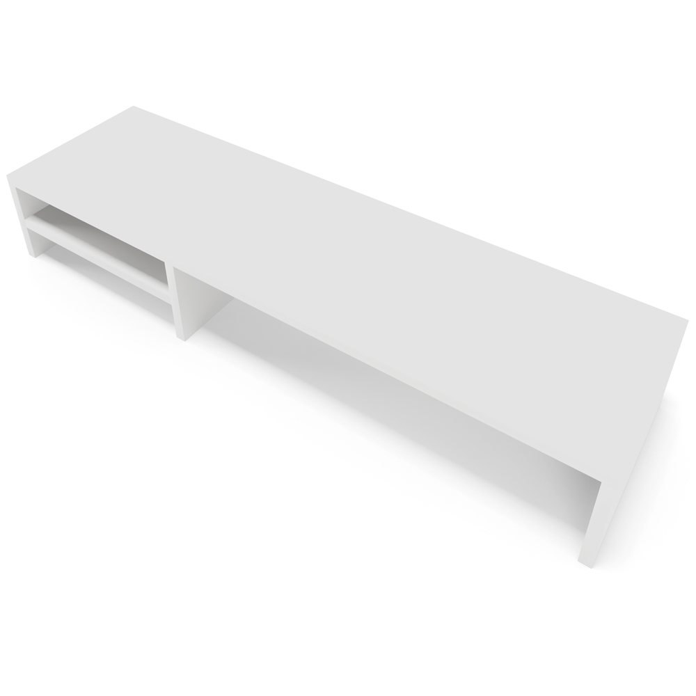 Kit 04 Suportes Para Monitor Stand Home Office Lap 90 cm L03 Branco - Lyam