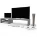 Kit 04 Suportes Para Monitor Stand Home Office Lap 90 cm L03 Cinza - Lyam