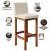 Kit 05 Banqueta Alta Para Cozinha Sala De Jantar Fixa Alya L02 Facto Pérola Metalizado - Lyam Decor