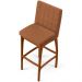 Kit 05 Banquetas Alta Para Cozinha Sala De Jantar Fixa Mila L02 Bouclê Terracota - Lyam Decor