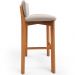 Kit 05 Banquetas Alta Para Cozinha Sala de Jantar Bar Dara L02 Bouclê Creme - Lyam Decor