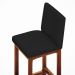 Kit 05 Banquetas Altas Para Cozinha Sala De Jantar Fixa Alya L02 Facto Preto - Lyam Decor