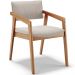 Kit 05 Cadeiras Para Sala de Jantar Estar Living Giorgia L02 Bouclê Creme - Lyam Decor